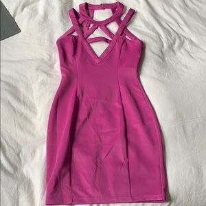 Magenta Tobi Dress